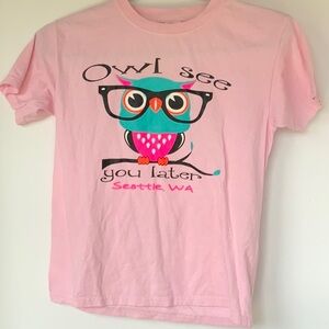 Owl Seattle, Washington tshirt